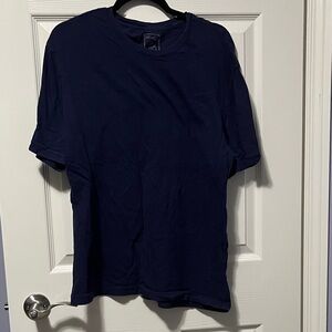 Men's 2XL Classic Navy Blue Crew Neck T-Shirt Nevada Sears Vintage Brand Casual